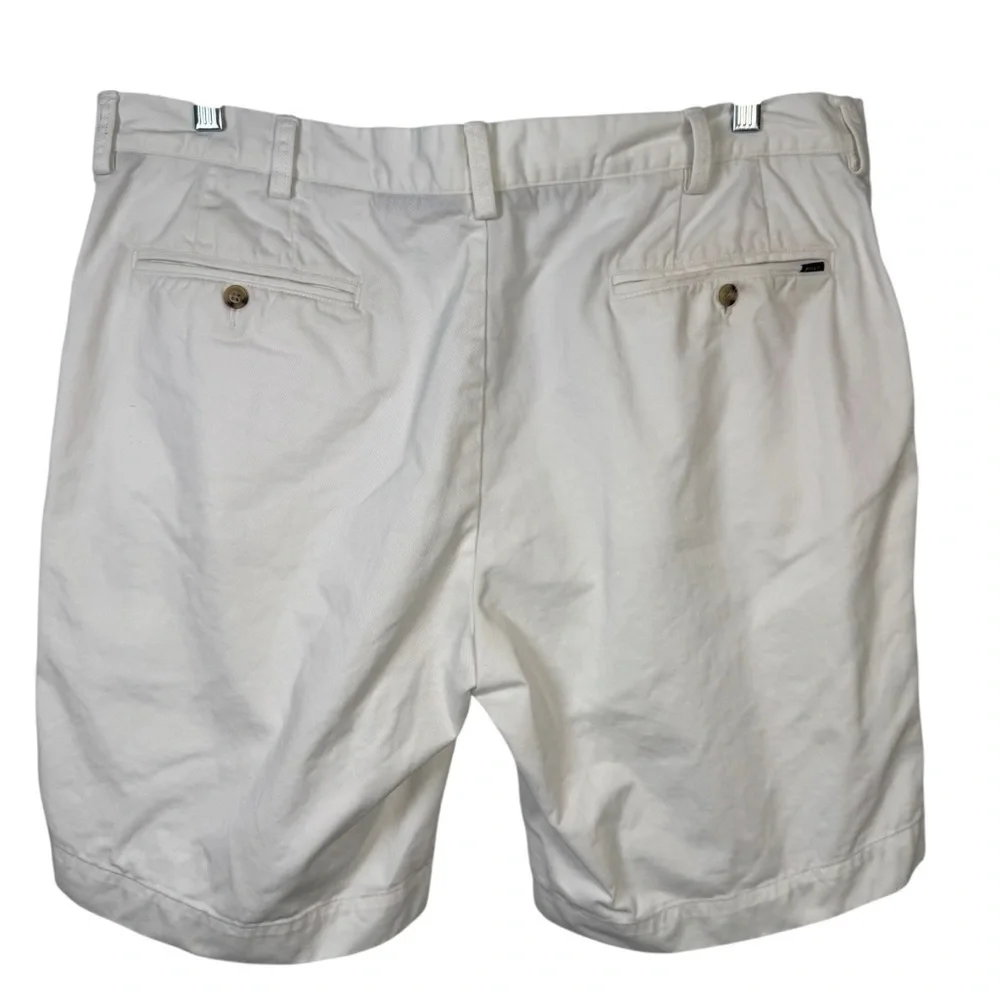 RALPH LAUREN POLO 100% COTTON CLASSIC FIT WHITE SHORTS 9” INSEAM MEN’S 38